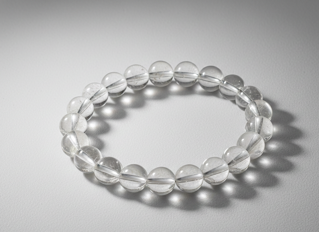 Clear Quartz Crystal Bracelet
